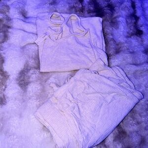 Cozy Cream Sleepwear Set